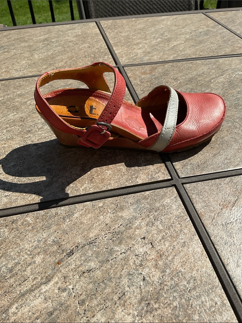 The Art Company red slingback shoes - Picture 6 of 8